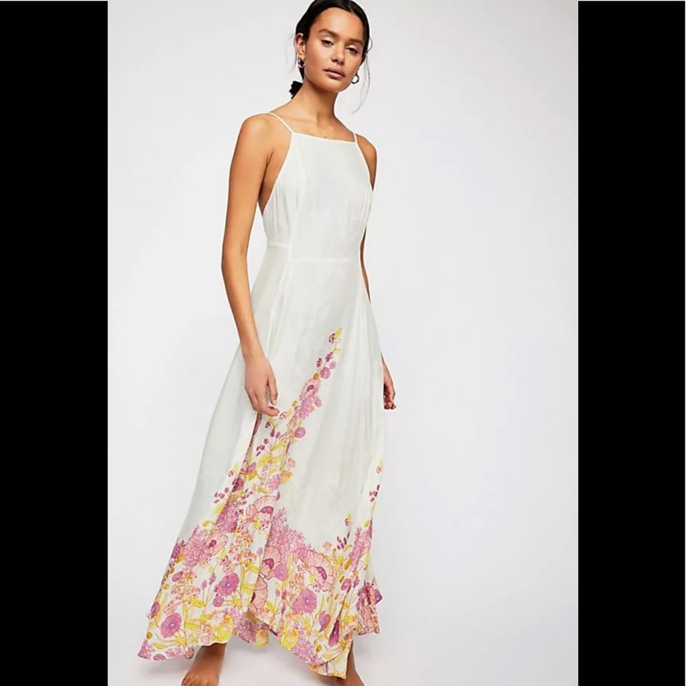 Free People 💕 Embrace it Floral~print Maxi dress